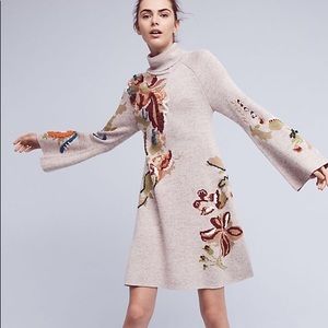 Anthropologie “Knitted & Knotted” sweater dress